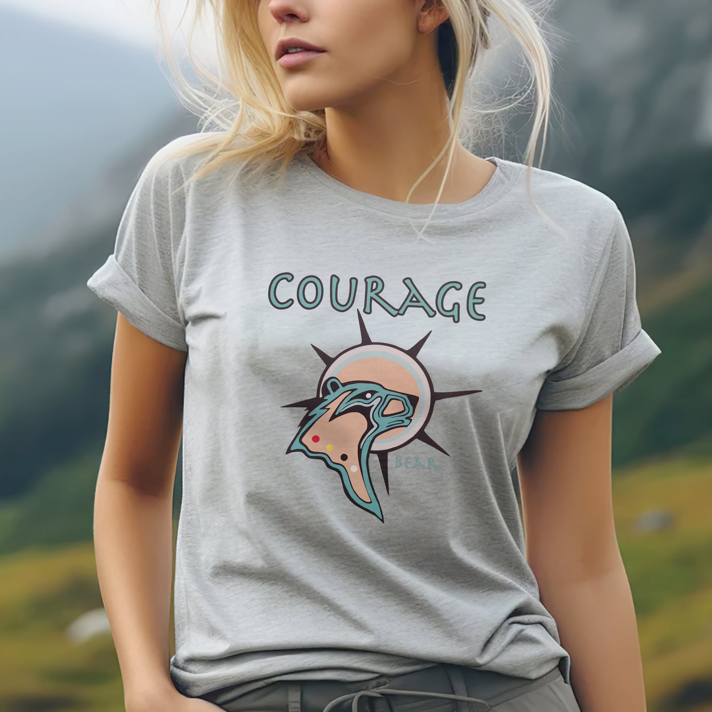 The Seven Sacred Laws - Courage Native American Unisex T-Shirt/T-Shirt V-Neck/Hoodie/Sweatshirt
