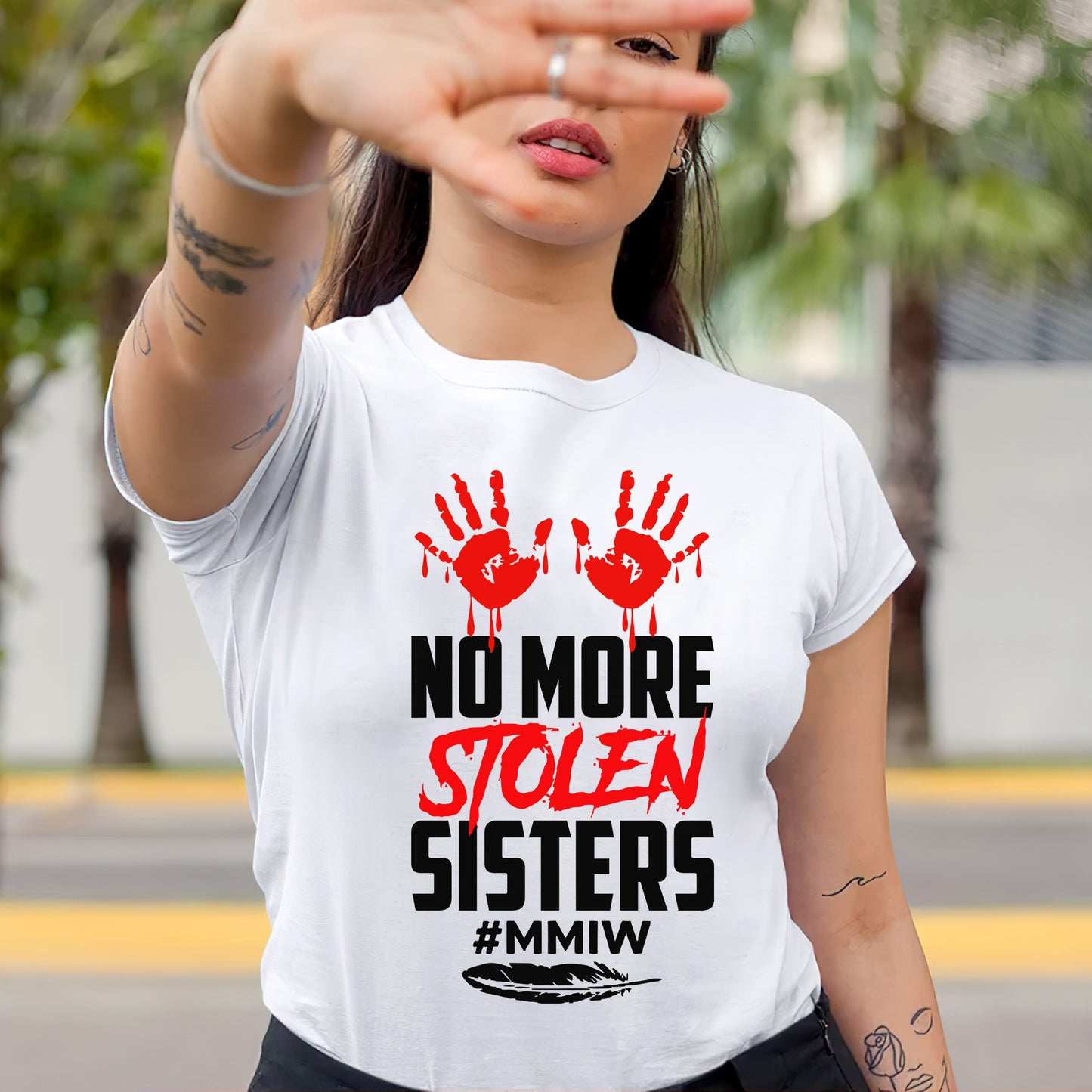 No More Stolen Sisters - MMIW Unisex T-Shirt/Hoodie/V-Neck/Sweatshirt