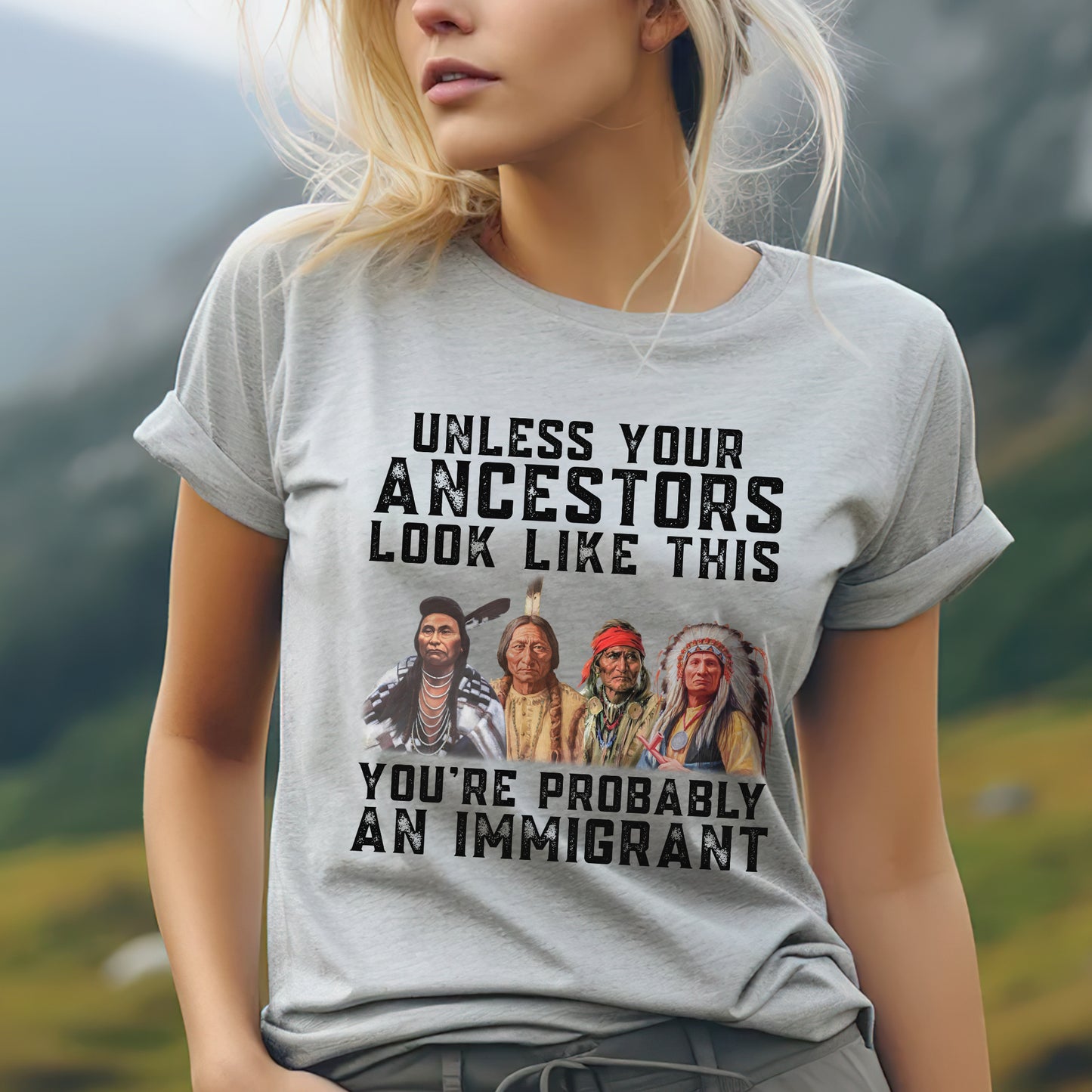 Unless Your Ancestors Look Like This Immigrant Rights Unisex T-Shirt/T-Shirt V-Neck/Hoodie/Sweatshirt