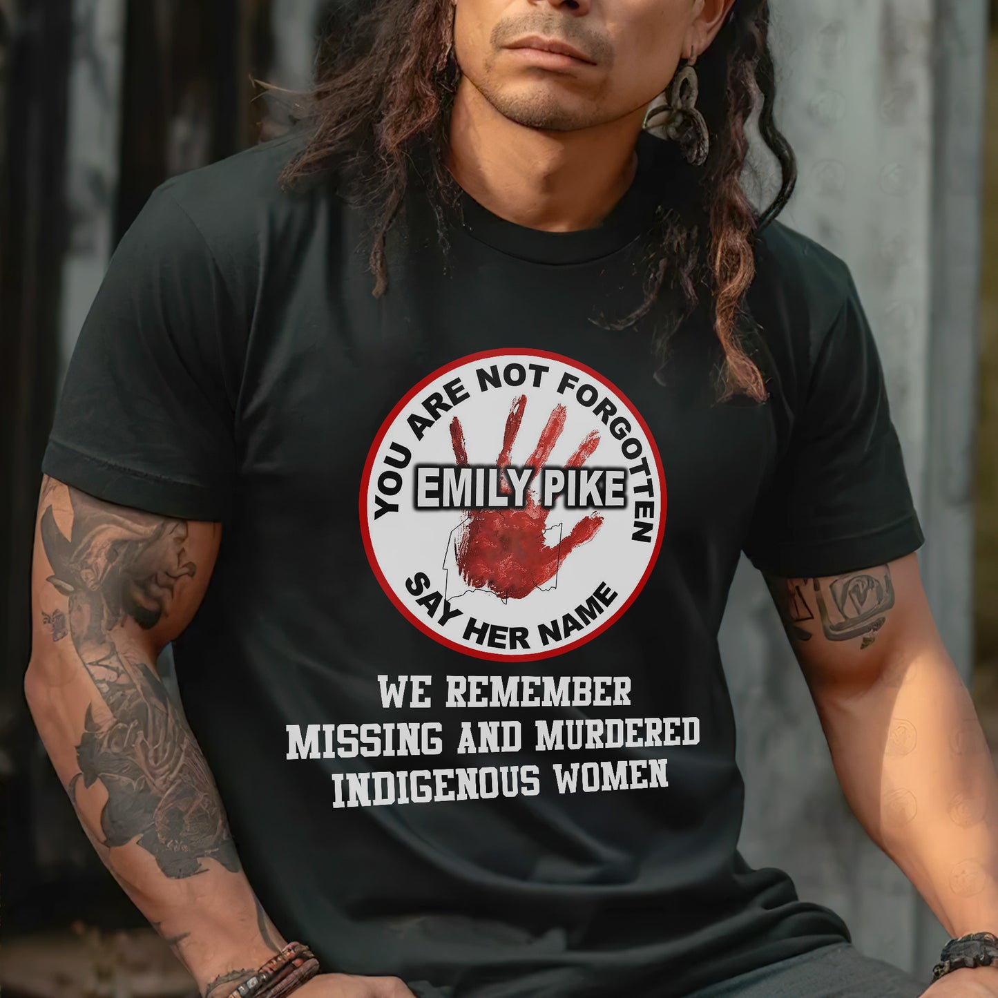 We Are Not Forgotten. Say Her Name – Remember & Honor Unisex Hoodie/T-Shirt/ T-Shirt V-Neck/Sweatshirt