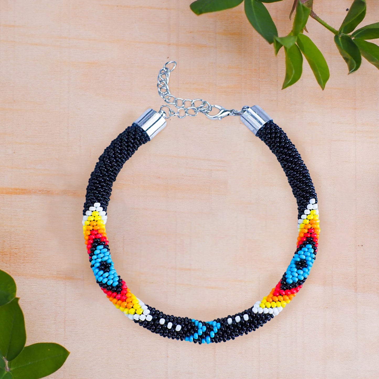 SALE 50% OFF - Women's Handmade Black Dusk Beaded Bracelet