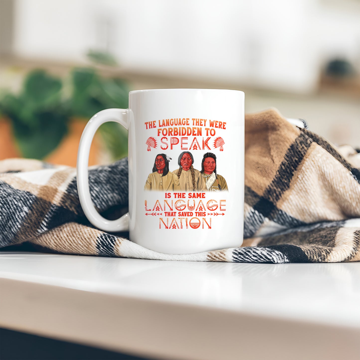 The Language They Were Forbidden To Speak Ceramic Coffee Mug 04