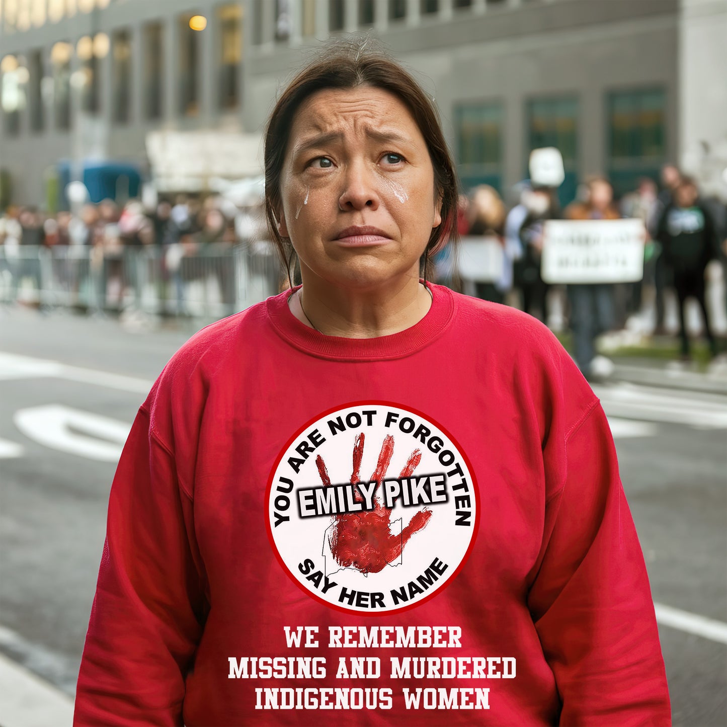 We Are Not Forgotten. Say Her Name – Remember & Honor Unisex Hoodie/T-Shirt/ T-Shirt V-Neck/Sweatshirt