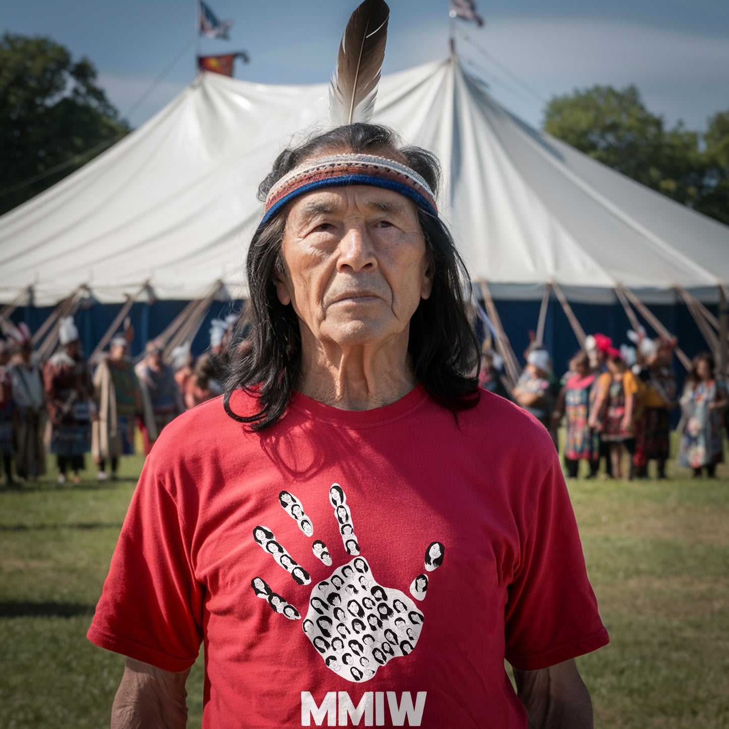 MMIW Red Handprint – Remember & Honor Unisex Hoodie/T-Shirt/Sweatshirt
