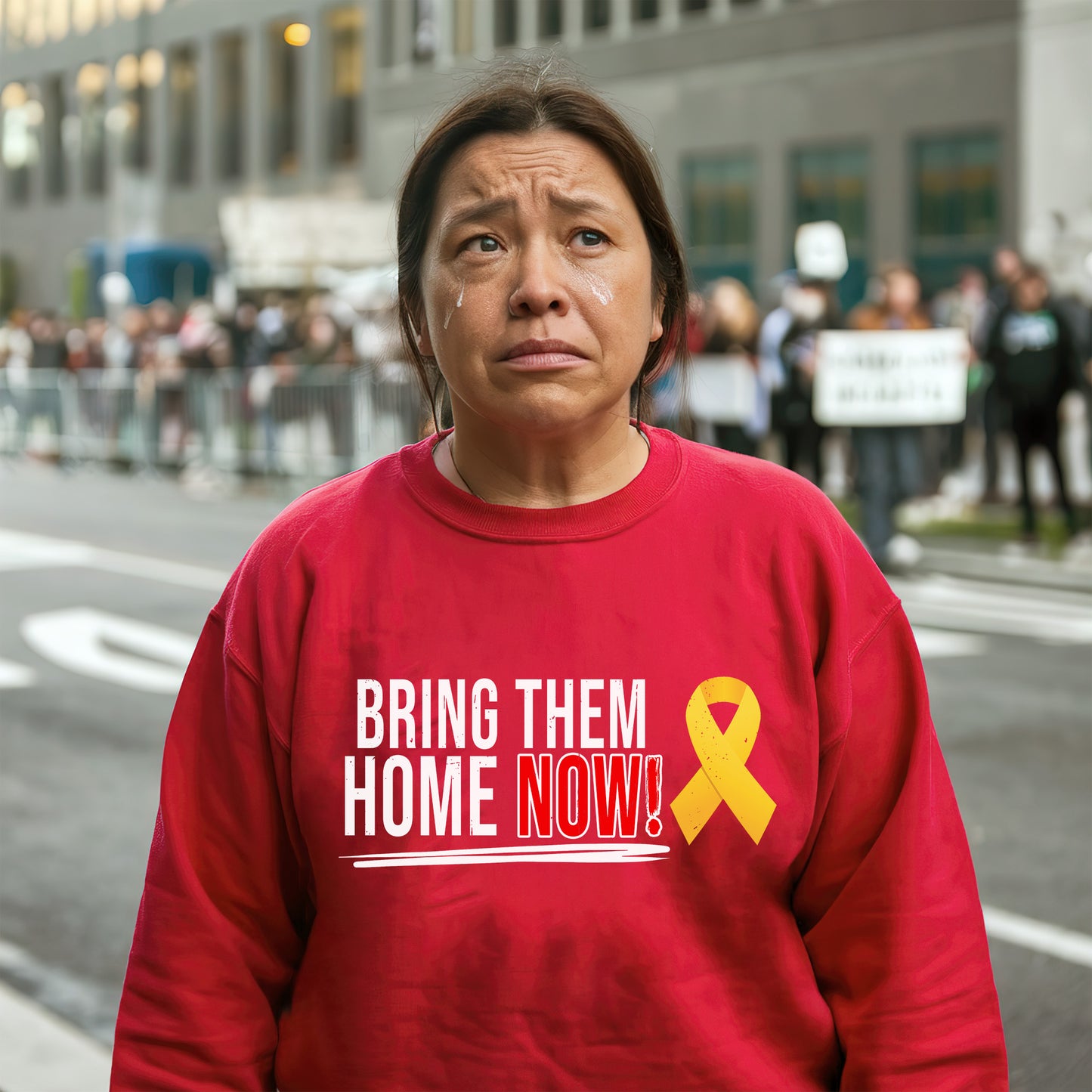 Bring Them Home NOW! Missing and Murdered Indigenous Women Yellow Ribbon Unisex T-Shirt/T-Shirt V-Neck/Hoodie/Sweatshirt