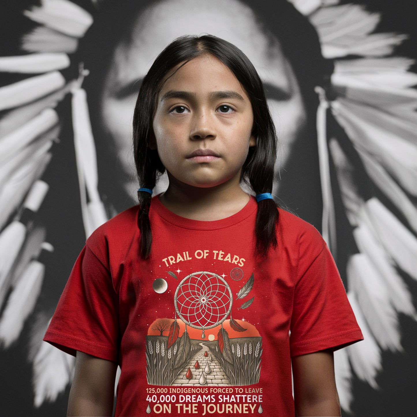 Trail Of Tears - 125000 Indigenous Forced To Leave 40000 Dreams Shattere Unisex T-Shirt/Hoodie/Sweatshirt