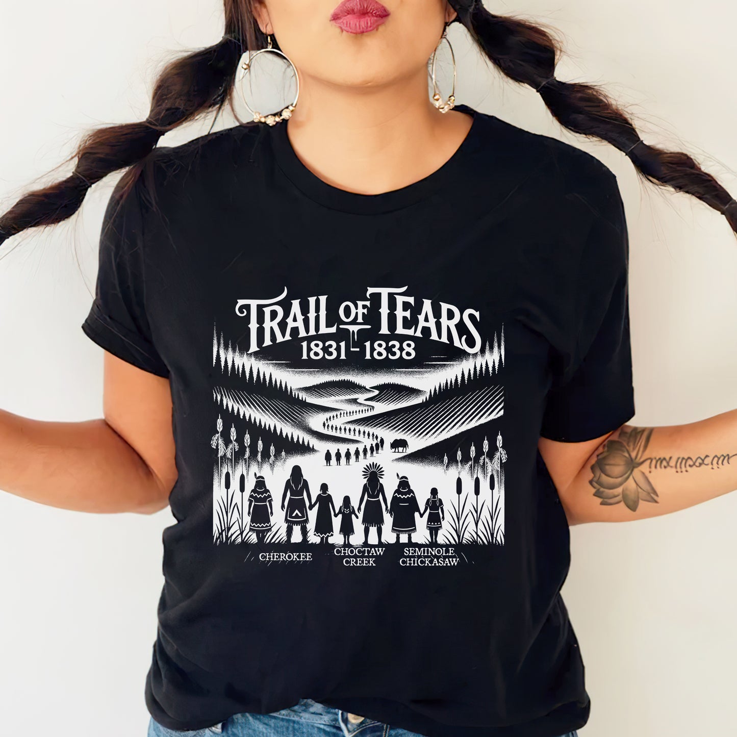 Trail Of Tears - Native Land 1831-1838 Unisex T-Shirt/Hoodie/Sweatshirt