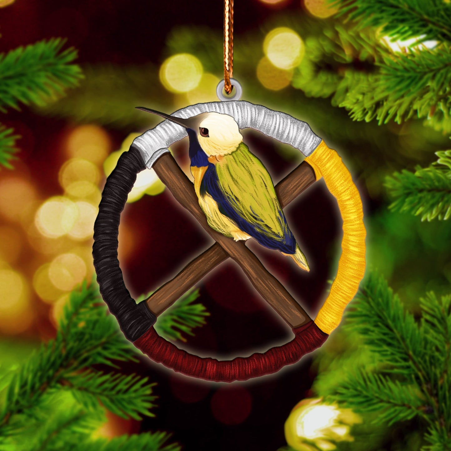 Humming Bird Native American - Unique Christmas Gift Decor Flat Acrylic