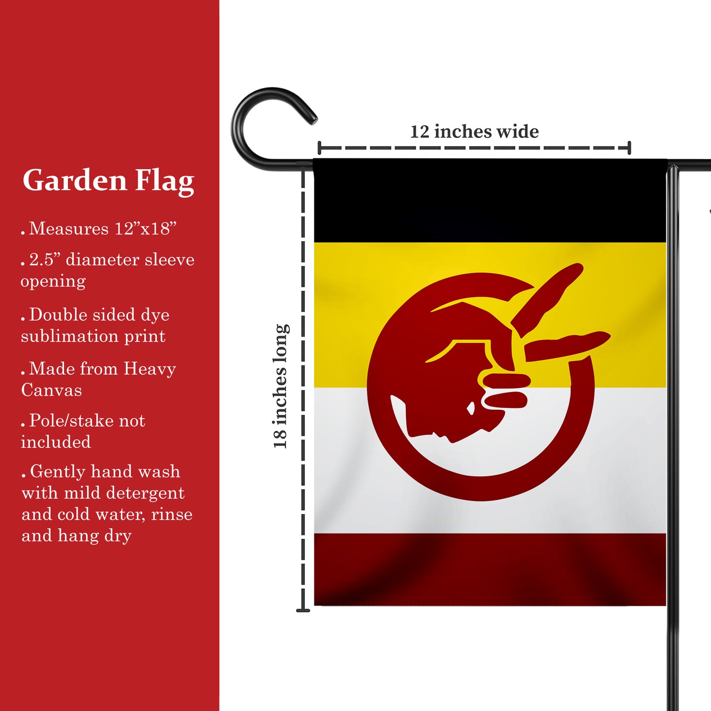 Native Unity Flag - Native American Peace Flag Garden House Yard Decor for Outdoor
