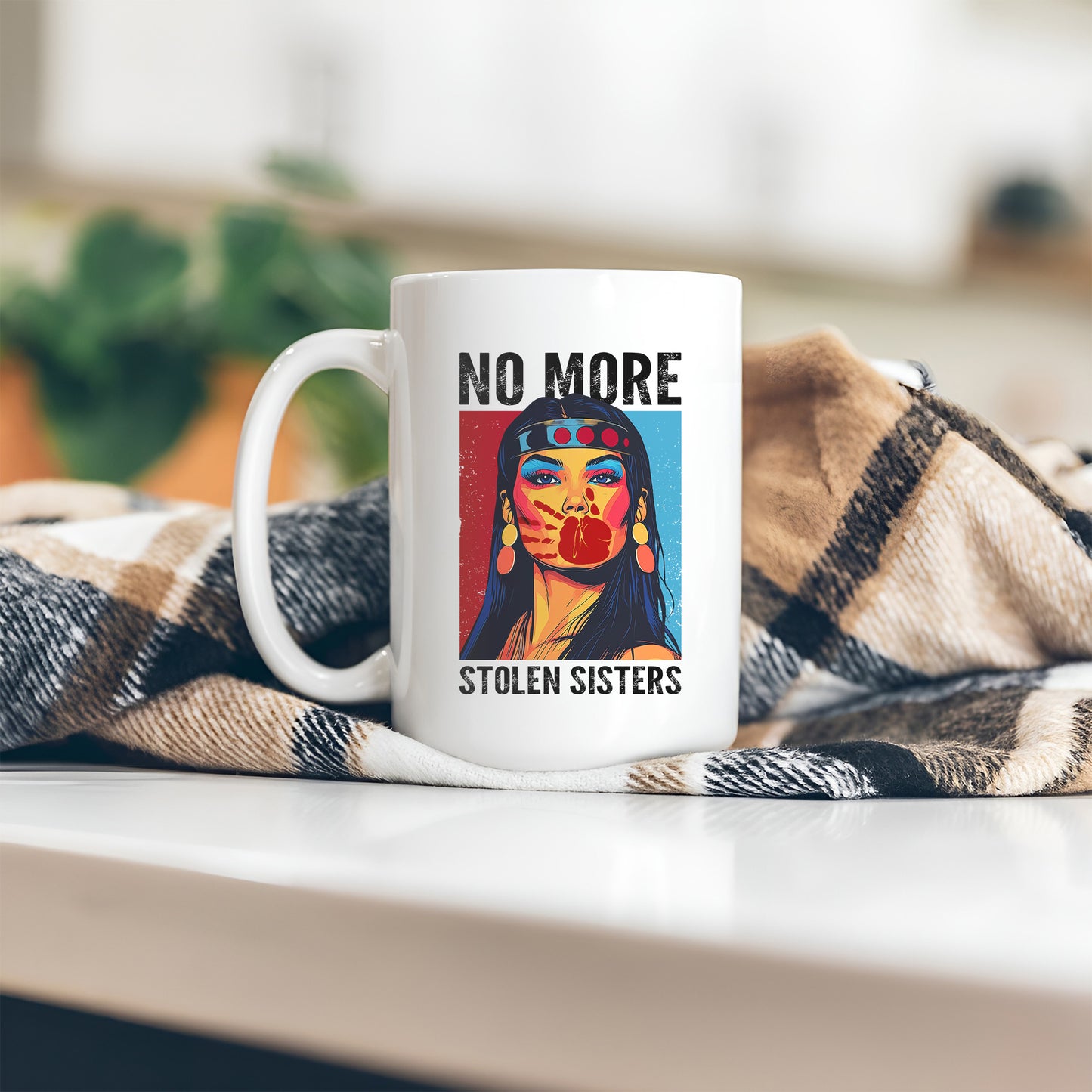 MMIW No More Stolen Sisters Indigenous Ceramic Mug