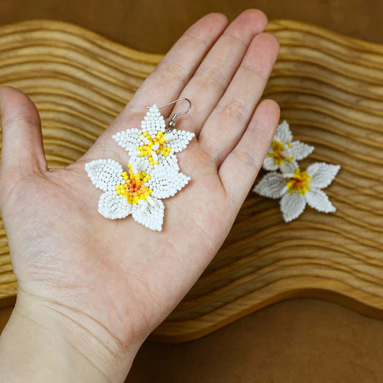 Native Blossom Beadwork Earrings