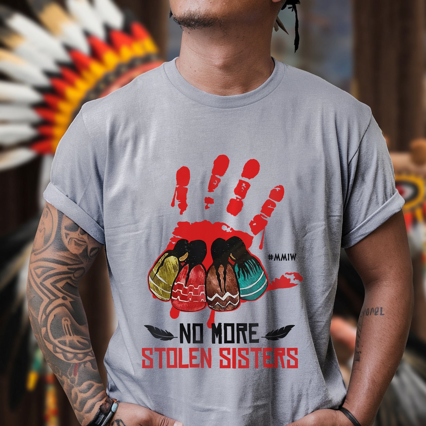 No More Stolen Sisters - MMIW Unisex Hoodie/T-Shirt/ T-Shirt V-Neck/Sweatshirt