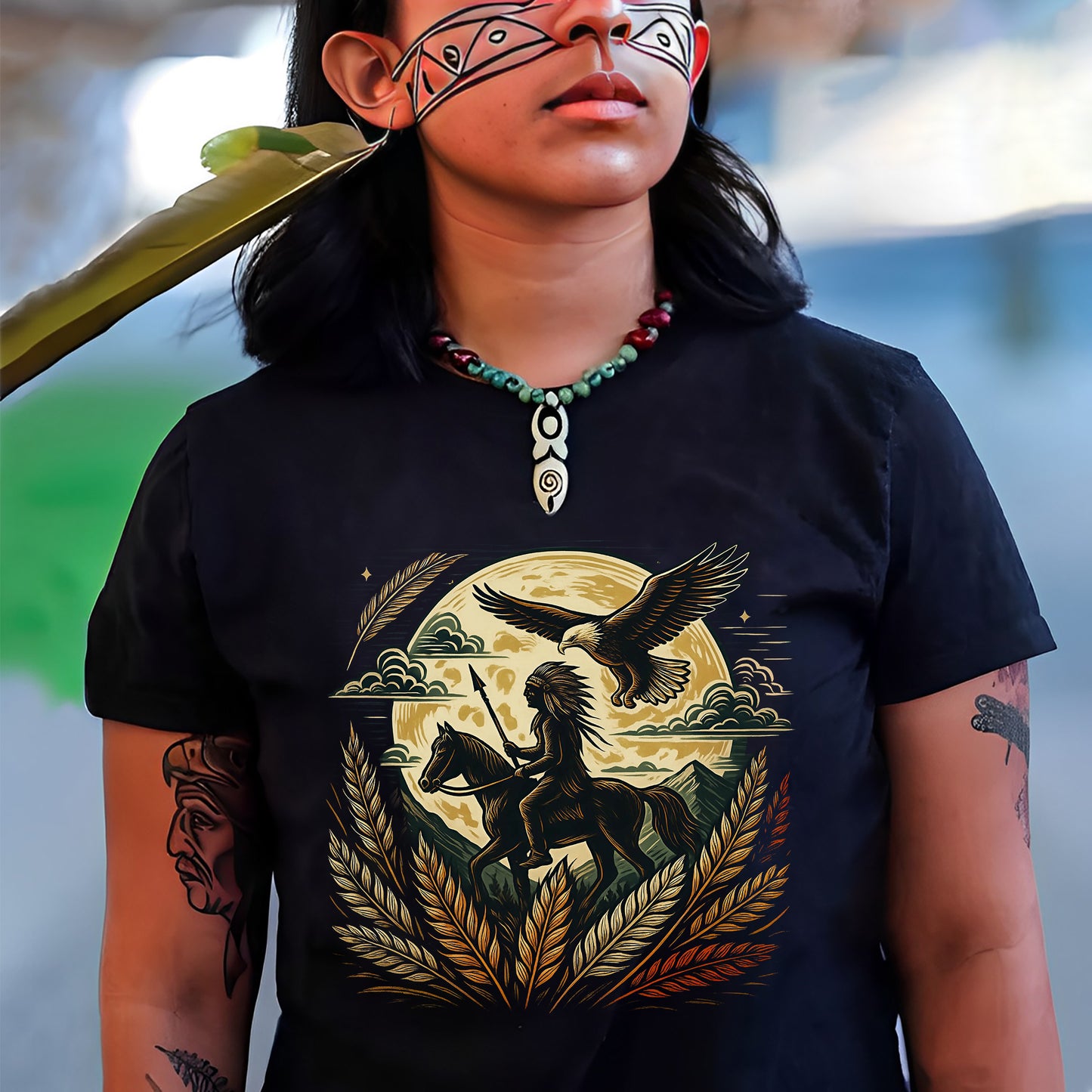 Trail Of Tears - Native American Chief Ride Horse Unisex T-Shirt/Hoodie/Sweatshirt
