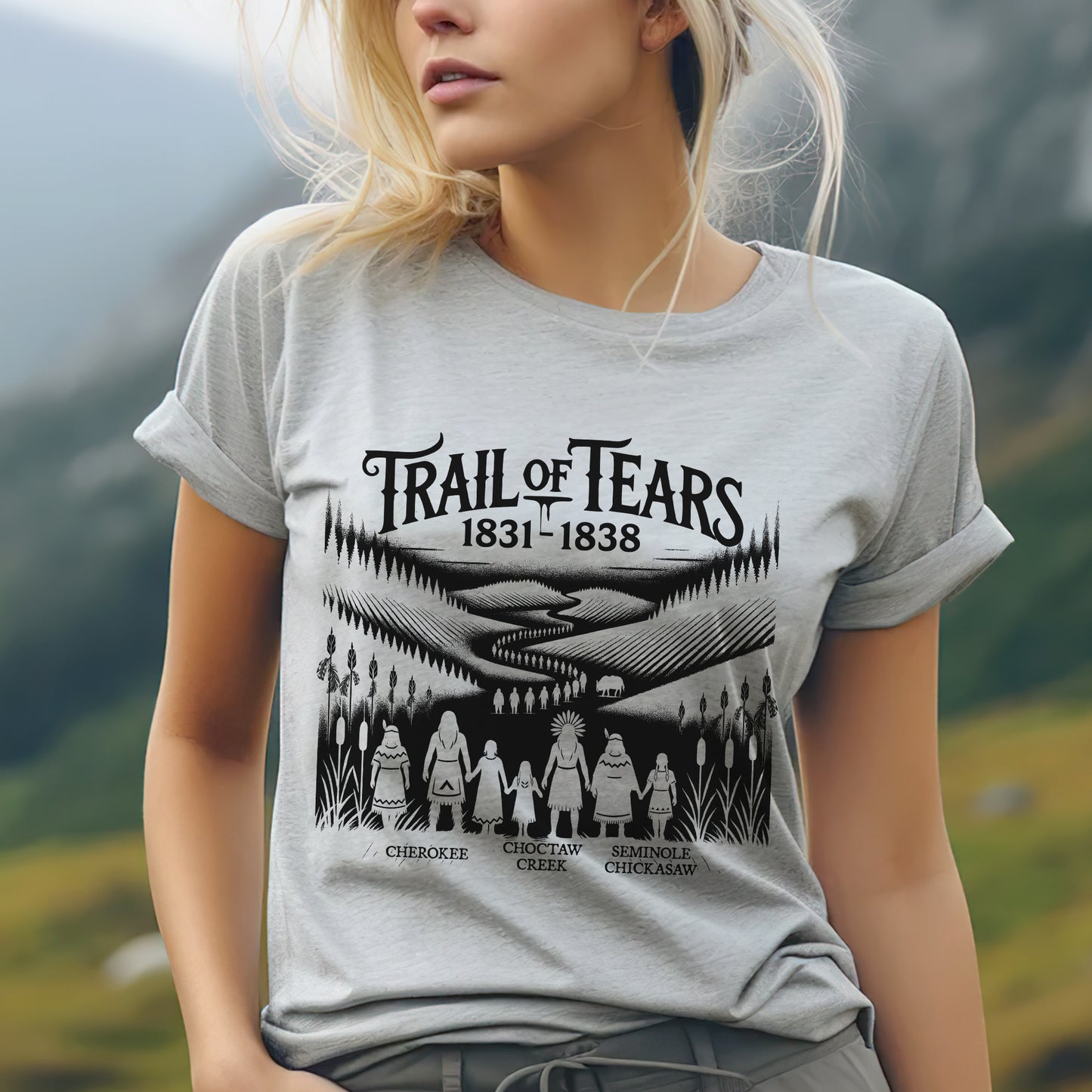 Trail Of Tears - Native Land 1831-1838 Unisex T-Shirt/Hoodie/Sweatshirt
