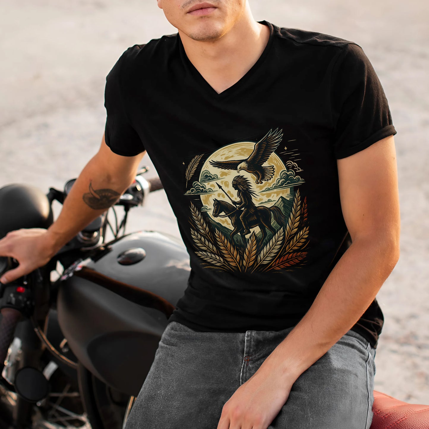 Trail Of Tears - Native American Chief Ride Horse Unisex T-Shirt/Hoodie/Sweatshirt