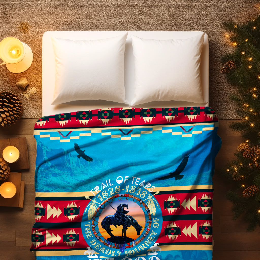 Trail of Tears Commemorative Blanket - 125,000 Native Americans