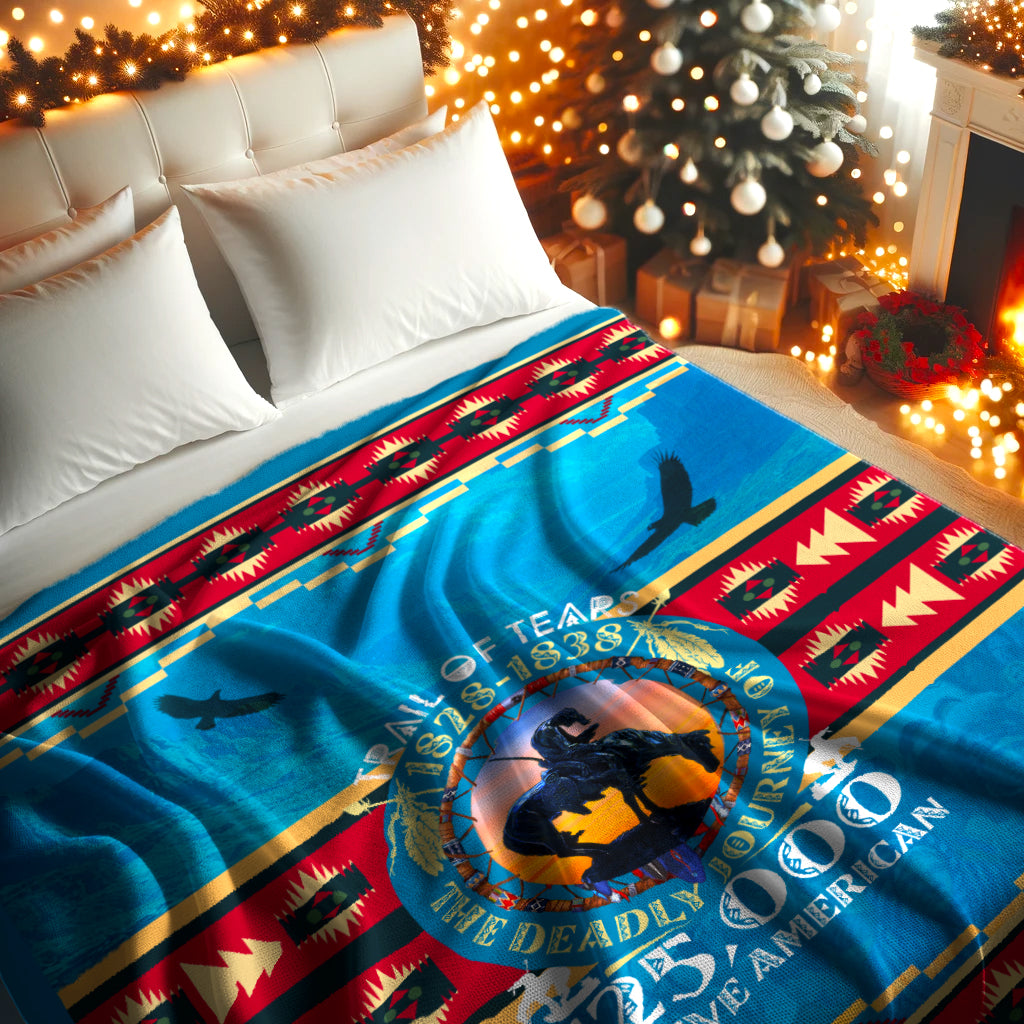 Trail of Tears Commemorative Blanket - 125,000 Native Americans