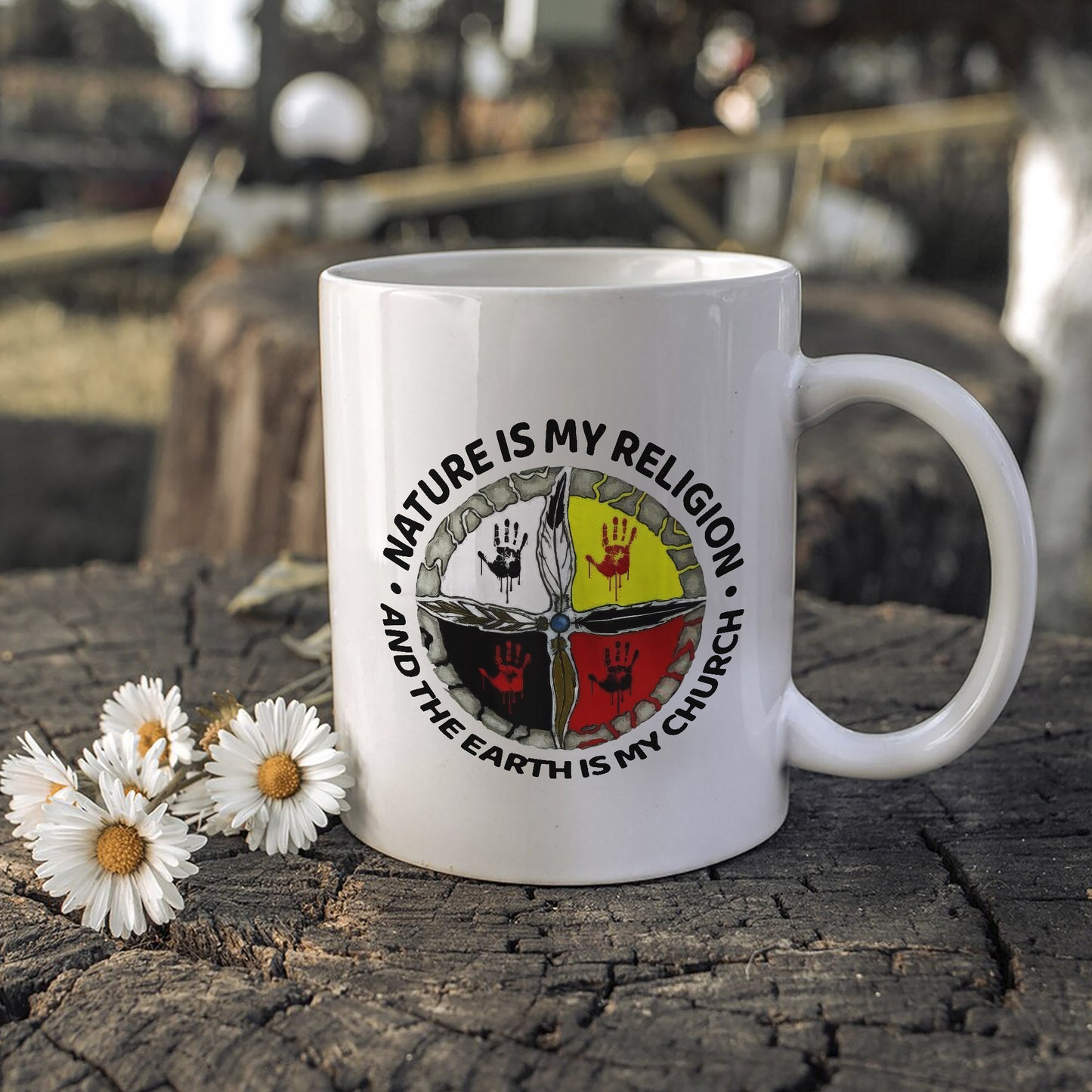 Nature Is My Religion - The Earth Is My Church Ceramic Coffee Mug