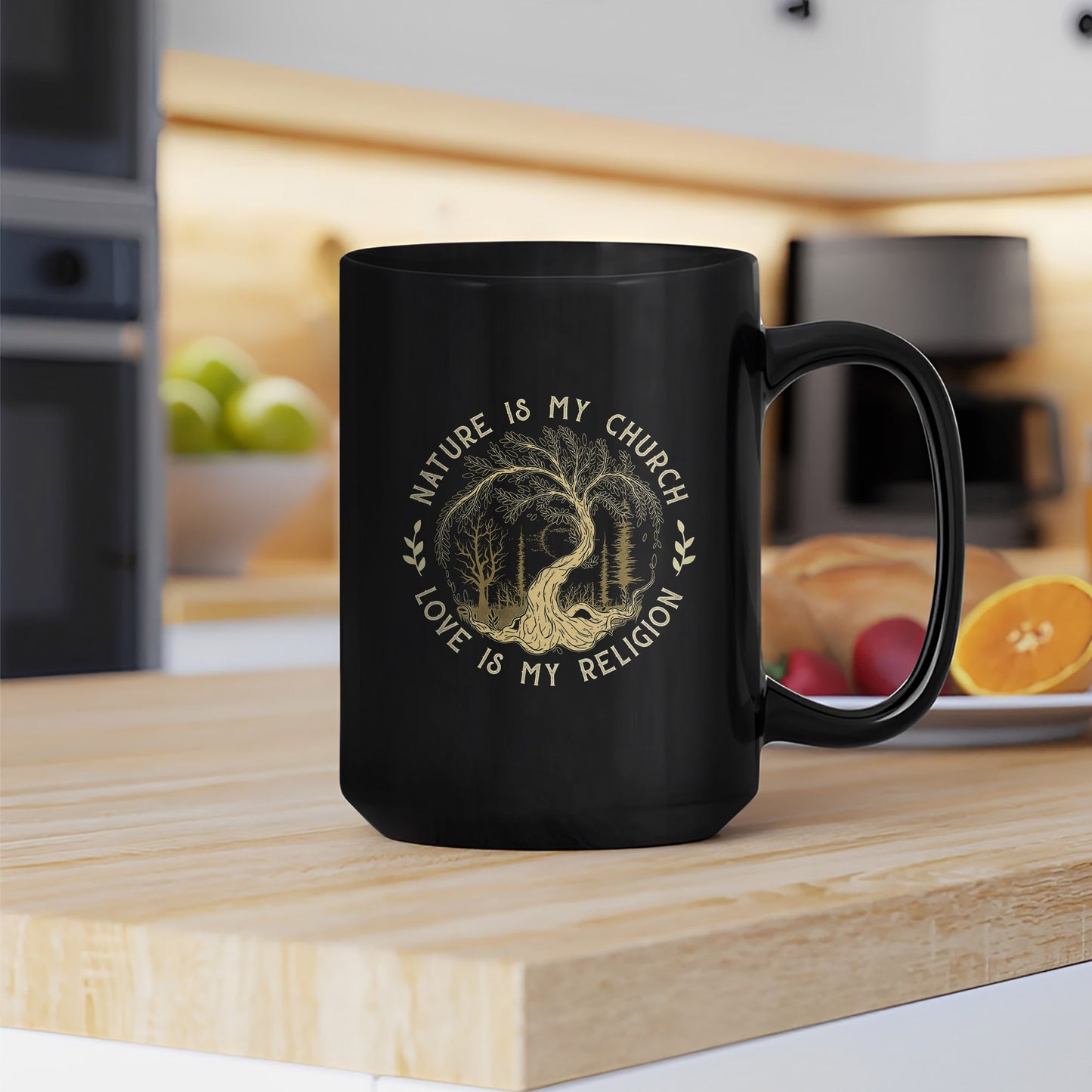 Nature Is My Church - Love Is My Religion Ceramic Coffee Mug