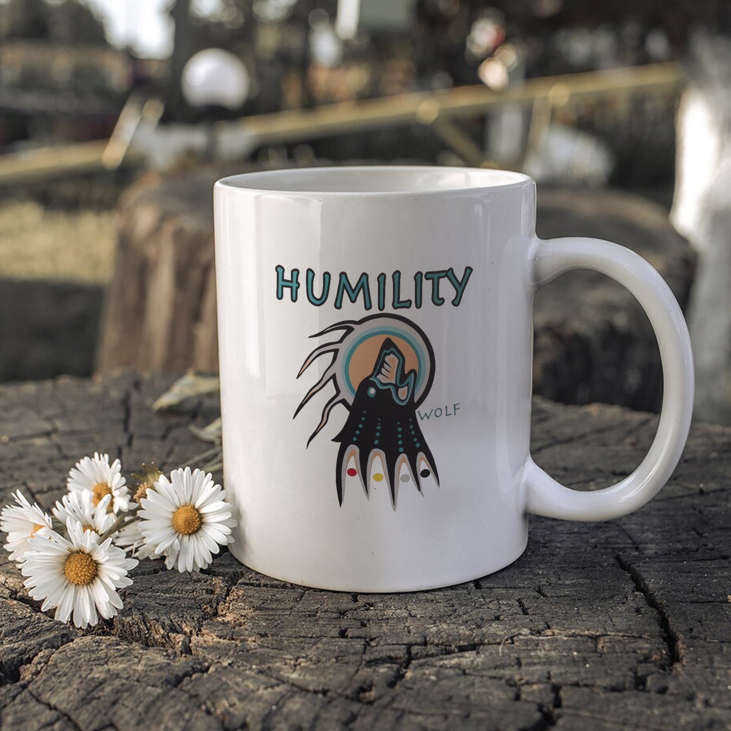The Seven Sacred Laws - Humility Native American Ceramic Coffee Mug