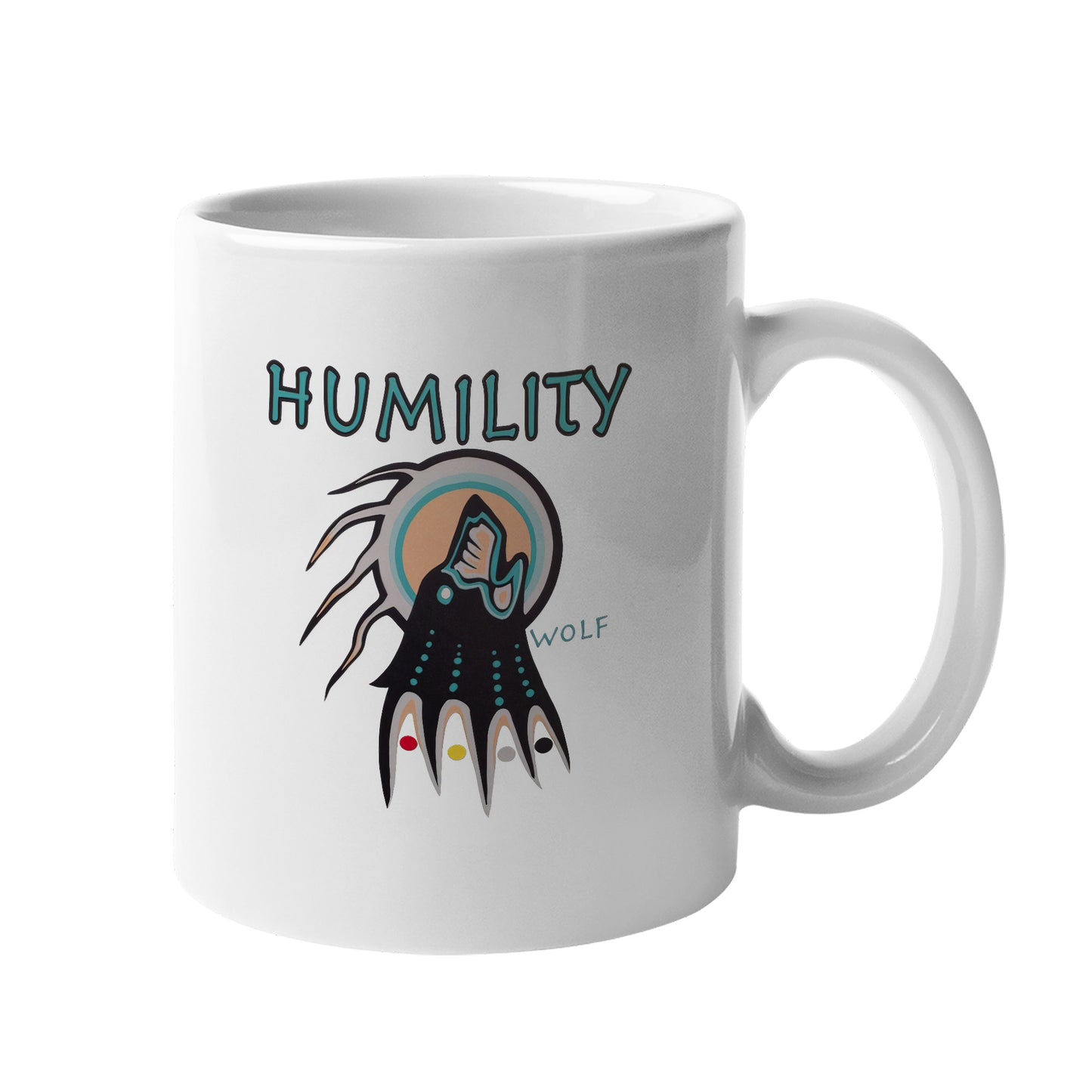 The Seven Sacred Laws - Humility Native American Ceramic Coffee Mug