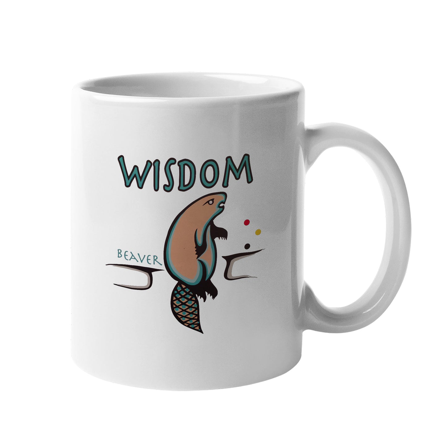 The Seven Sacred Laws - Wisdom Native American Ceramic Coffee Mug