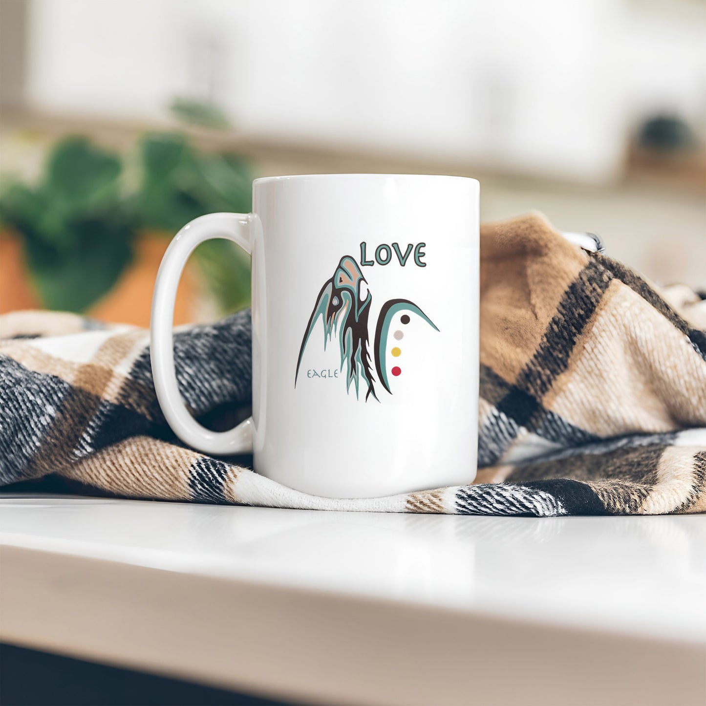 The Seven Sacred Laws - Love Native American Ceramic Coffee Mug