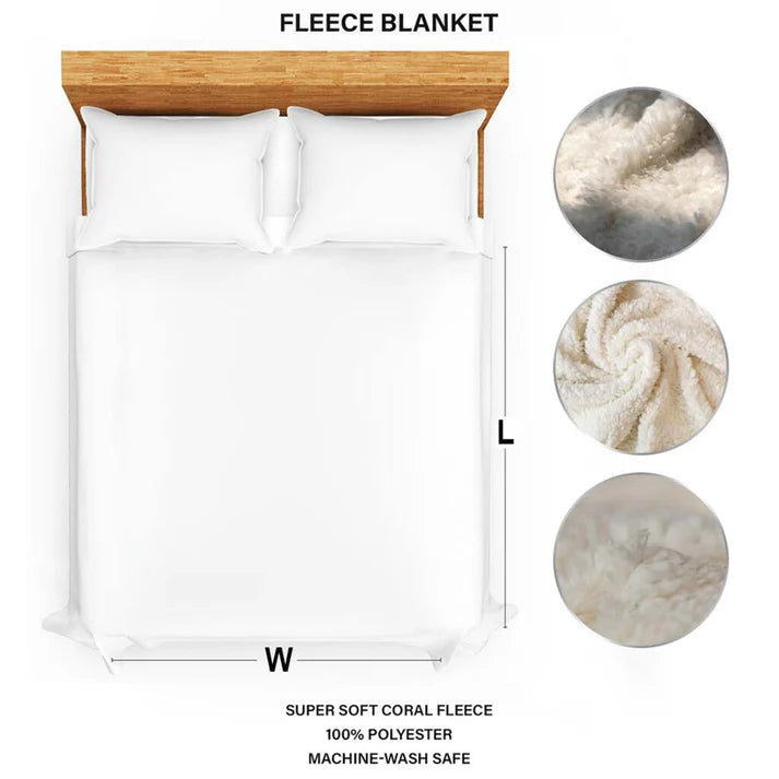 Buffalo Spirit Compass Blanket - Native American Inspired Stripes & Symbols