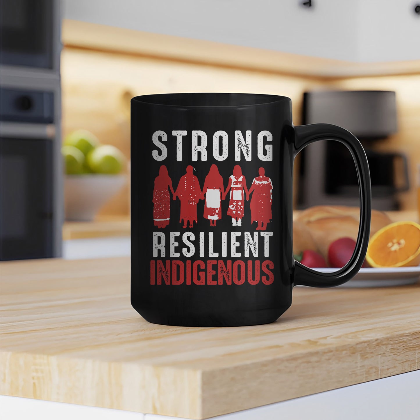 MMIW Strong & Resilient Indigenous Woman Together Ceramic Coffee Mug