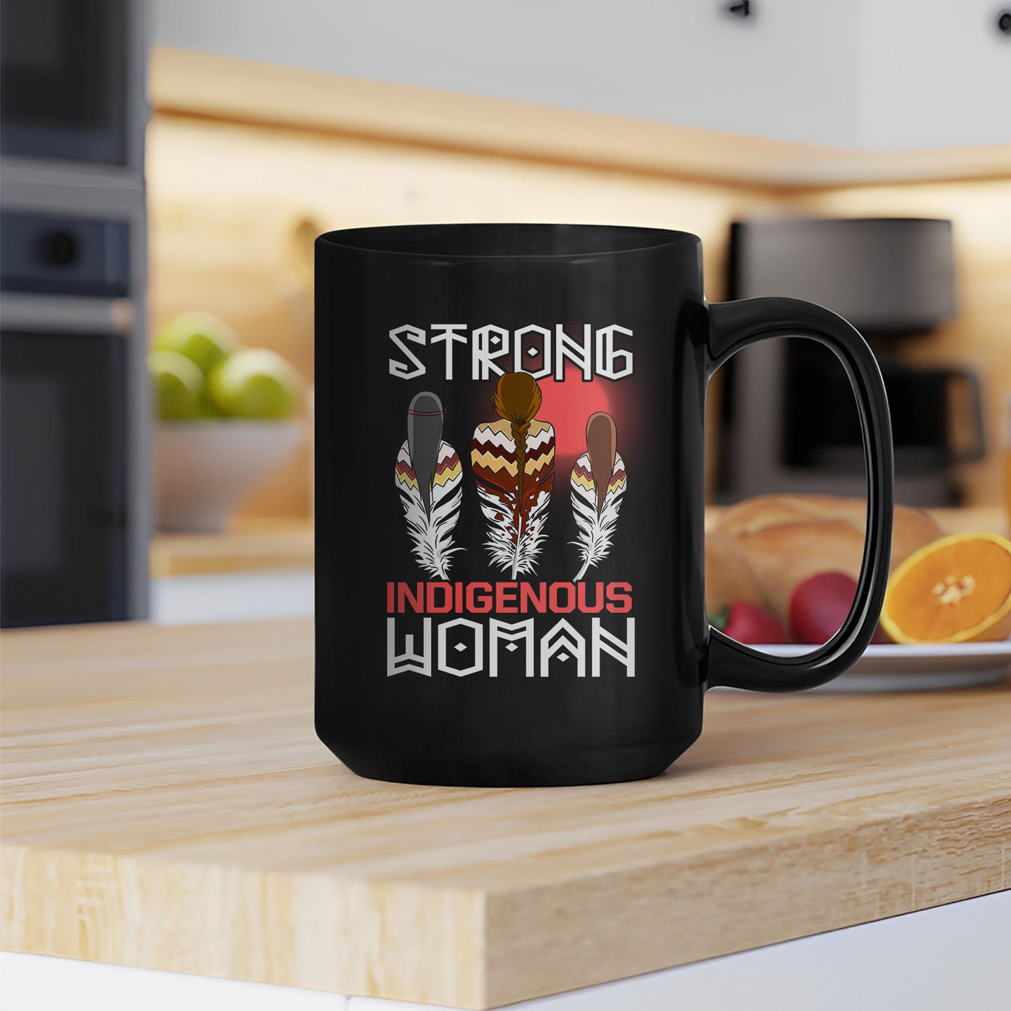 MMIW Strong & Resilient Indigenous Woman Ceramic Coffee Mug