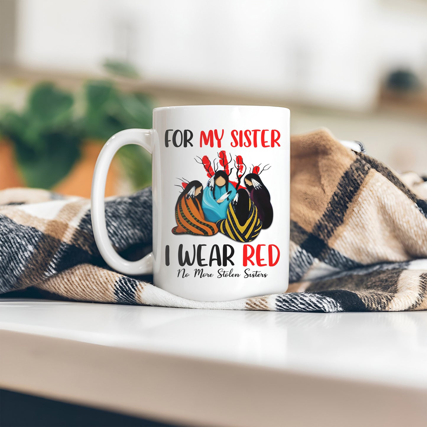 MMIW For My Sisters I Wear Red - No More Stolen Sisters Shirt