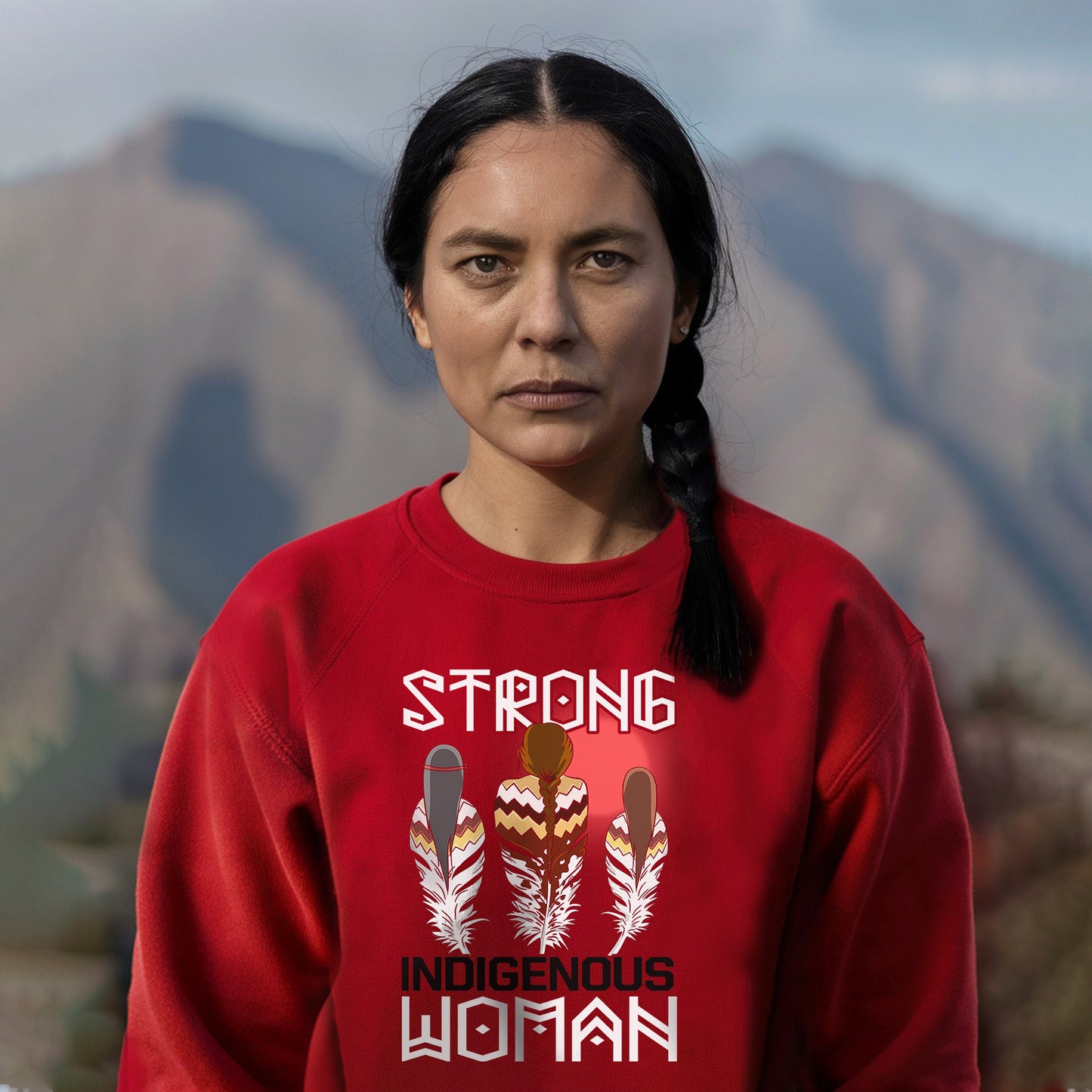 MMIW Strong Resilient Indigenous Three Woman Unisex T-Shirt/T-Shirt V-Neck/Hoodie/Sweatshirt