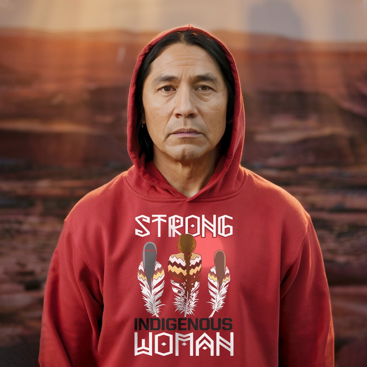 MMIW Strong Resilient Indigenous Three Woman Unisex T-Shirt/T-Shirt V-Neck/Hoodie/Sweatshirt