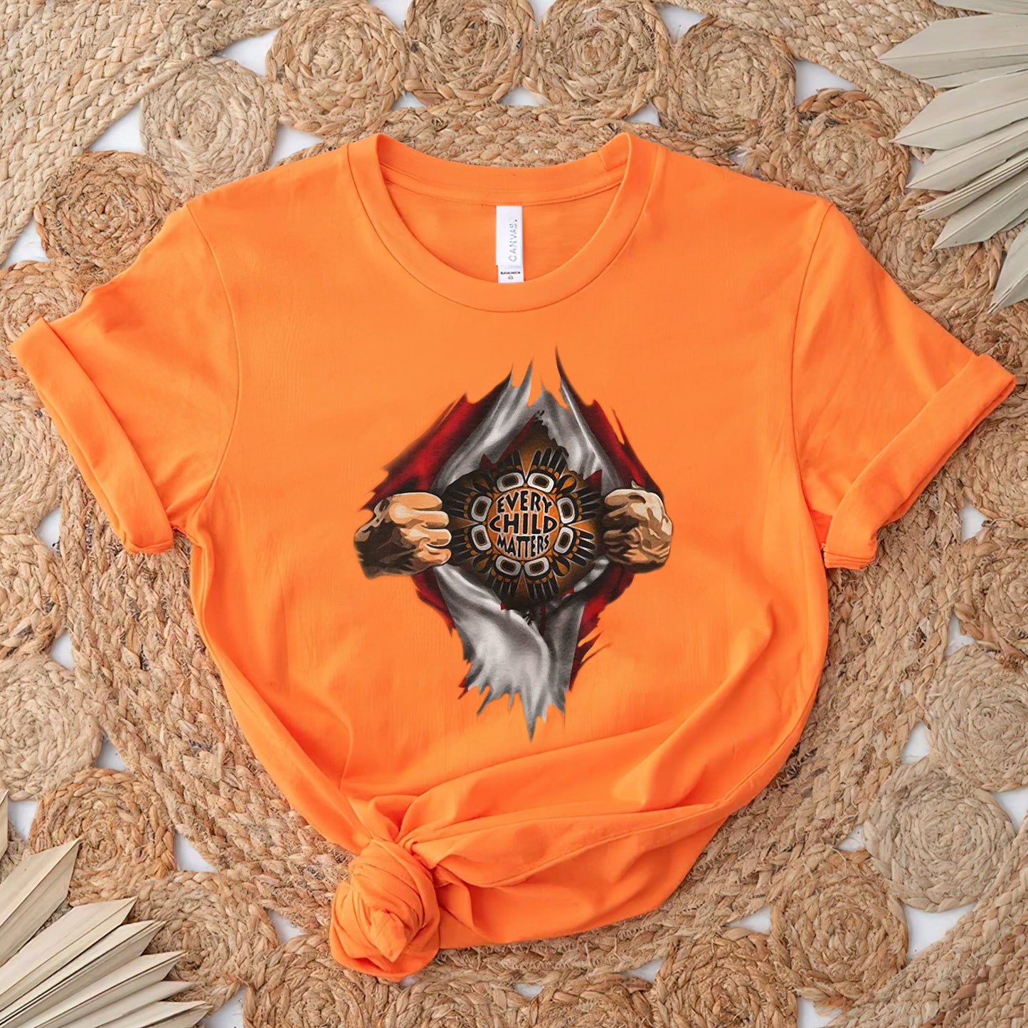Every Child Matters Two Hand Strong For Orange Shirt Day Unisex T-Shirt/Hoodie/Sweatshirt
