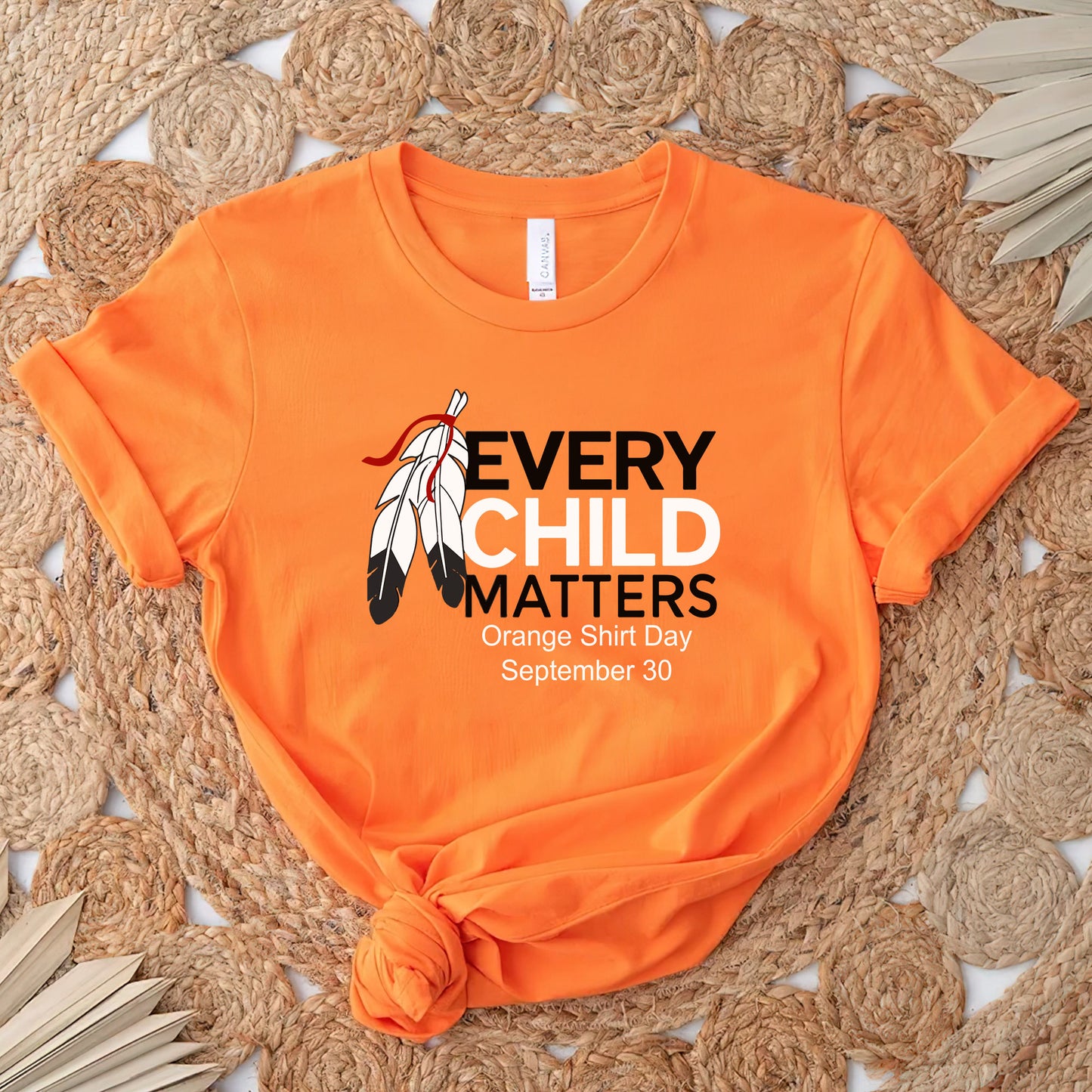 Every Child Matters Feather Unisex T-Shirt/Hoodie/Sweatshirt 034