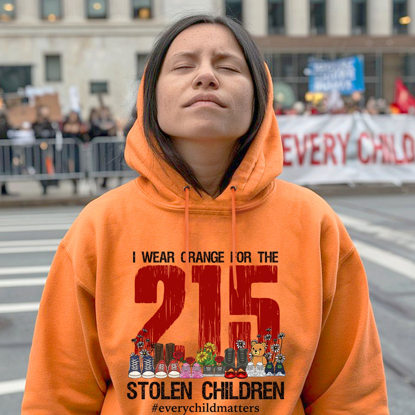 Every Child Matters For The 215 Stolen Children Unisex T-Shirt/Hoodie/Sweatshirt 035