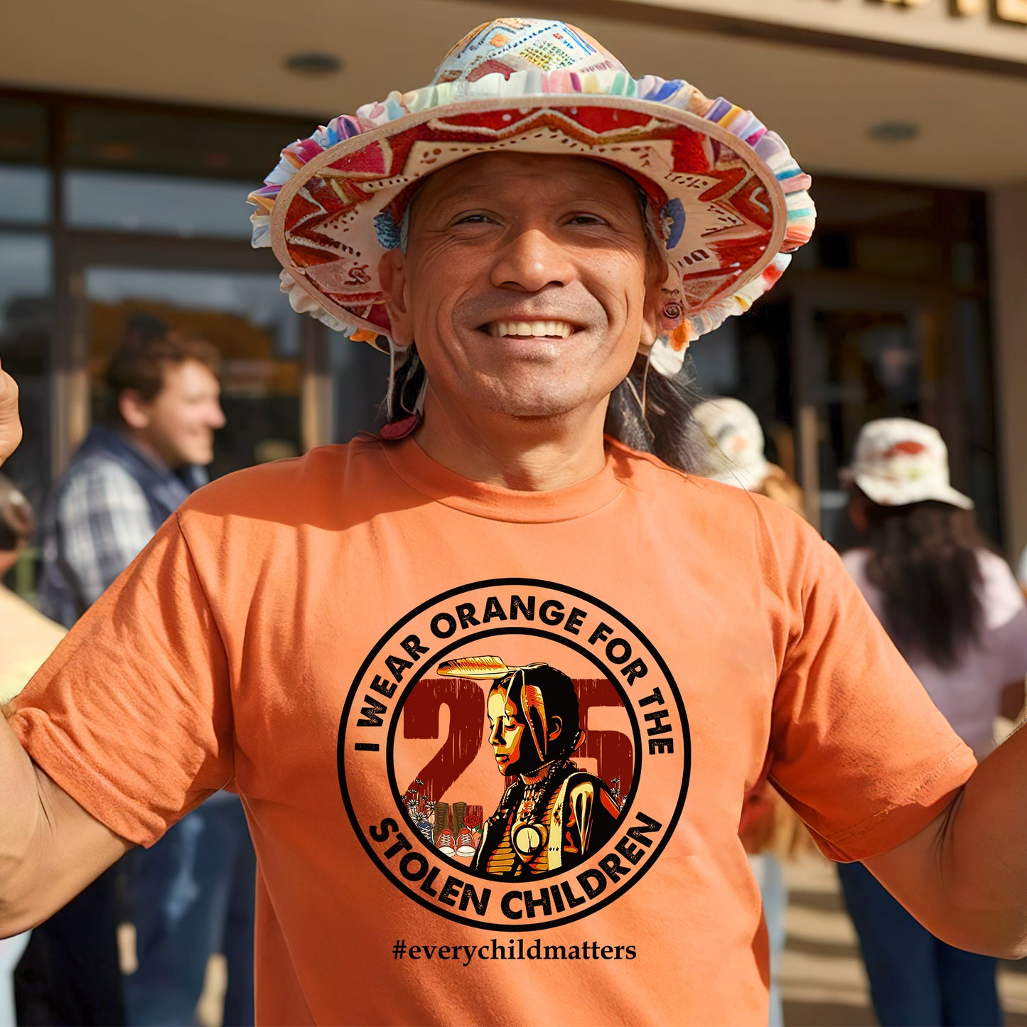 Every Child Matters For The 215 Stolen Children Circle Unisex T-Shirt/Hoodie/Sweatshirt 038