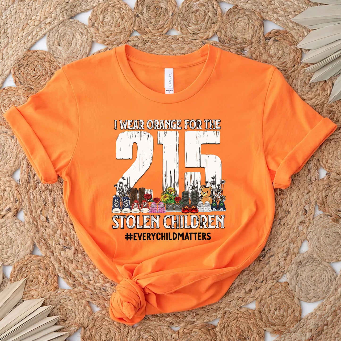 Every Child Matters I Wear Orange For The 215 Unisex T-Shirt/Hoodie/Sweatshirt 042