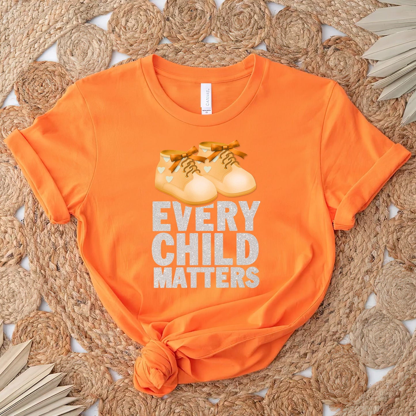Every Child Matters Shoes Orange Unisex T-Shirt/Hoodie/Sweatshirt 049