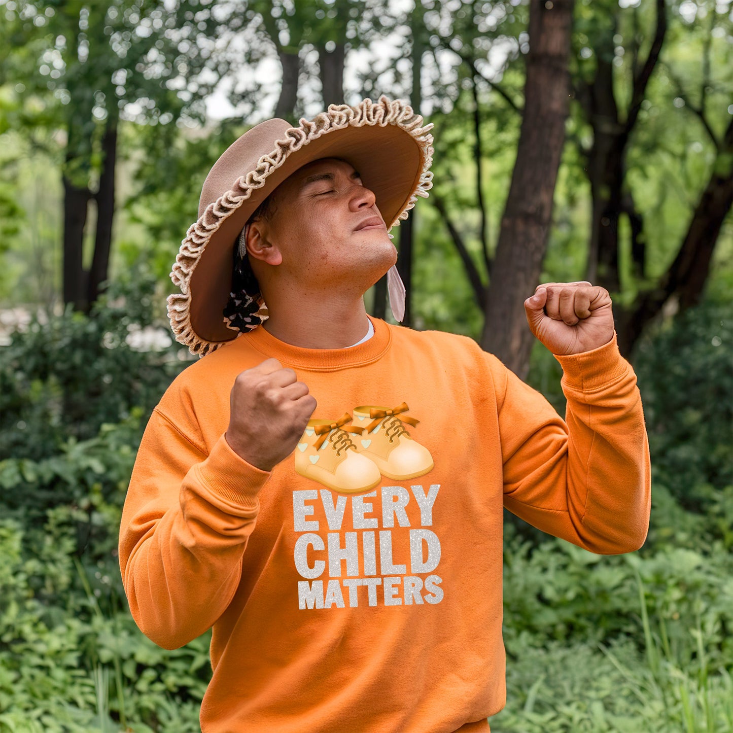 Every Child Matters Shoes Orange Unisex T-Shirt/Hoodie/Sweatshirt 049