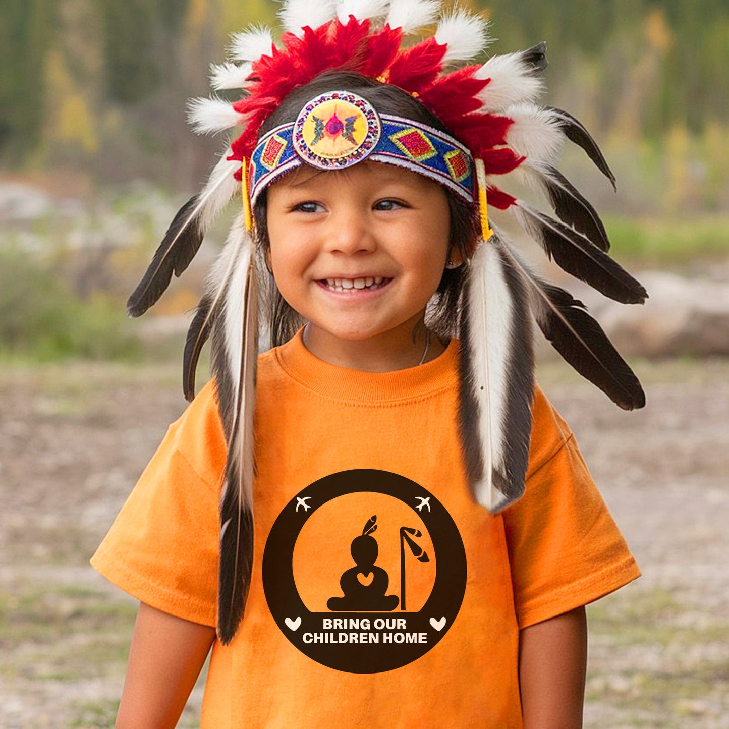 Every Child Matters Bring Our Children Home Circle Unisex T-Shirt/Hoodie/Sweatsh 050
