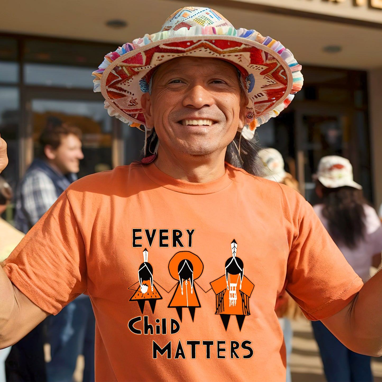 Every Child Matters Three Children Together Unisex T-Shirt/Hoodie/Sweatshirt 054