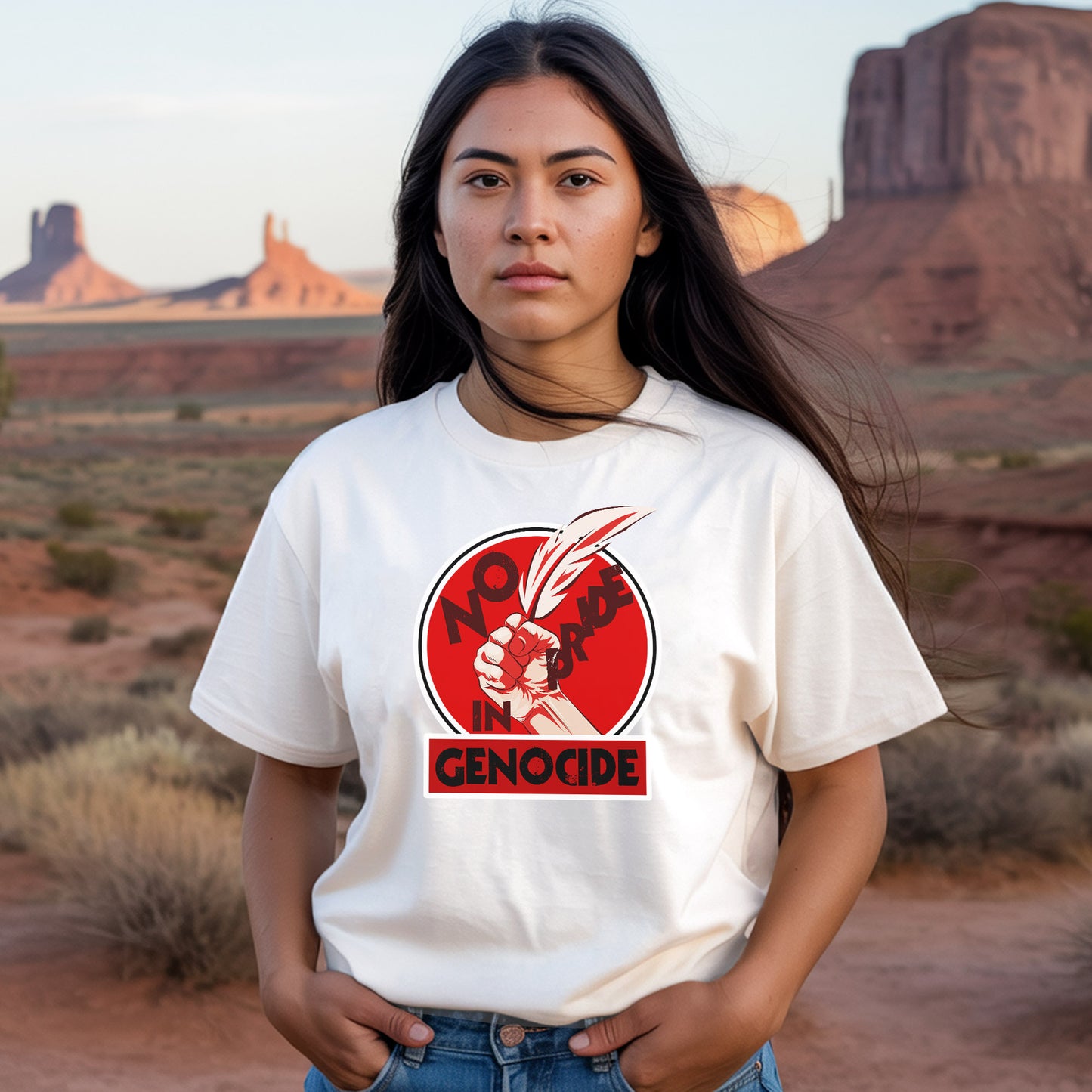 Every Child Matters No Pride In Genocide Unisex T-Shirt/Hoodie/Sweatshirt 059