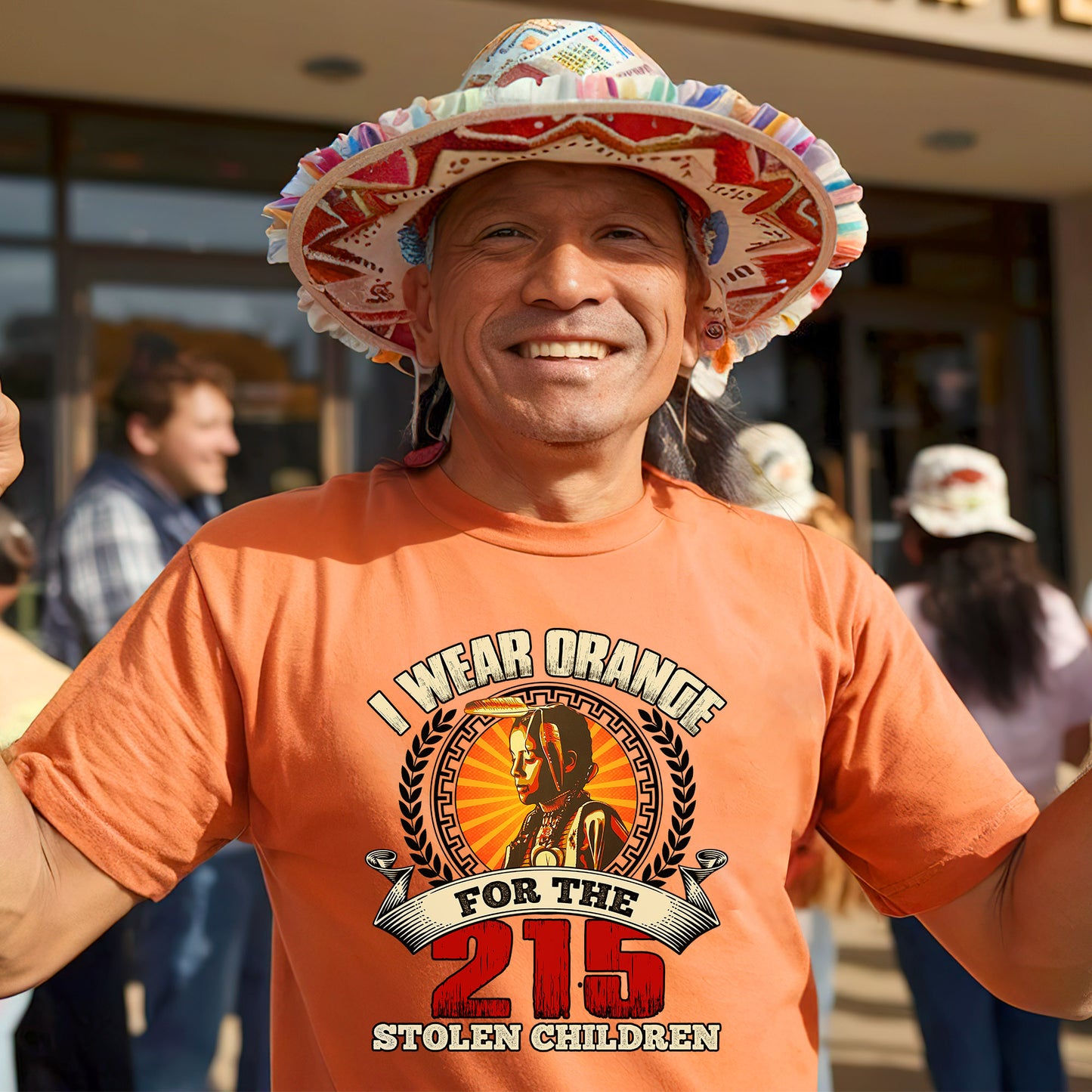 Every Child Matters I Wear Orange For The 215 Stolen Children Unisex T-Shirt/Hoodie/Sweatshirt