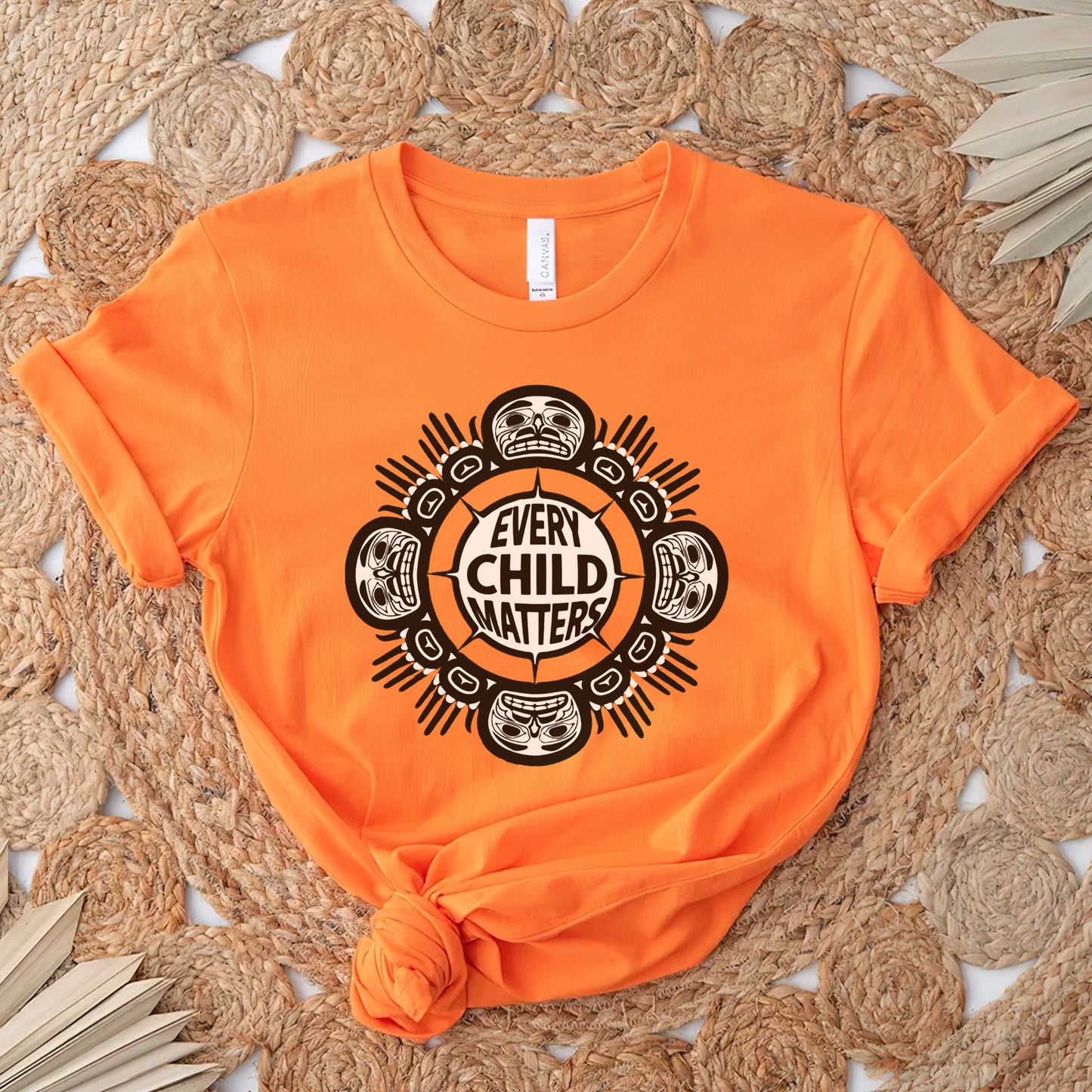 Every Child Matters Indigenous Sun For Orange Shirt Day Unisex T-Shirt/Hoodie/Sweatshirt 168
