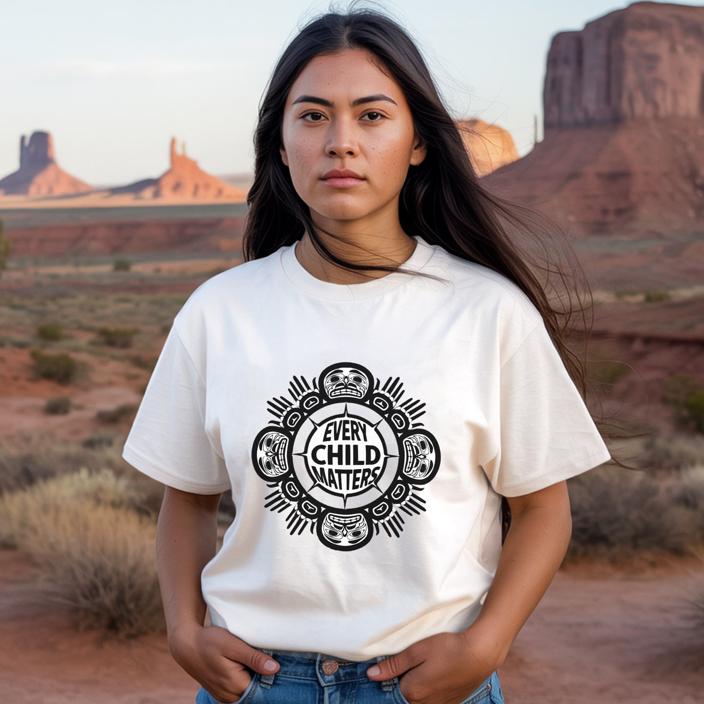 Every Child Matters Indigenous Sun For Orange Shirt Day Unisex T-Shirt/Hoodie/Sweatshirt 168