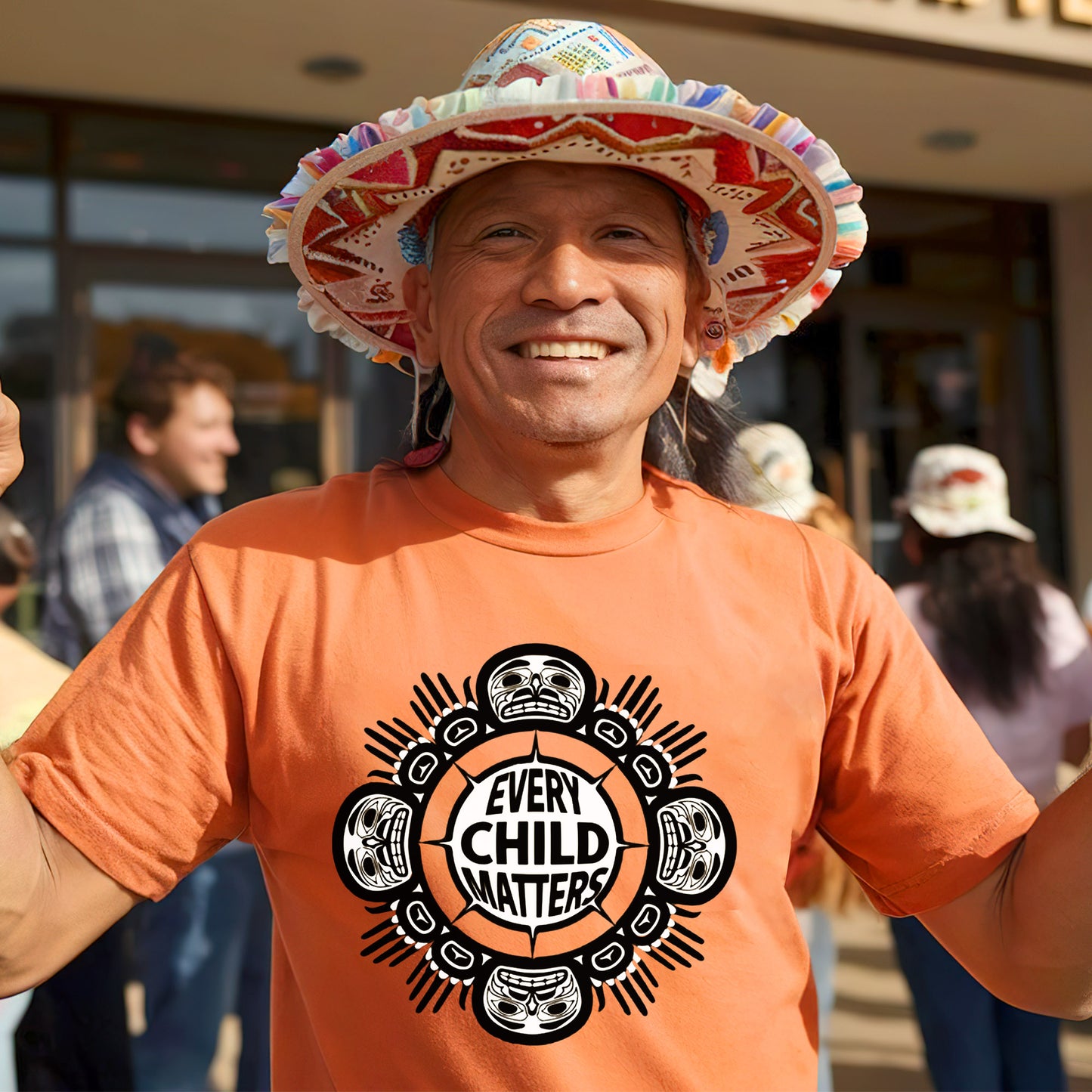 Every Child Matters Indigenous Sun For Orange Shirt Day Unisex T-Shirt/Hoodie/Sweatshirt 168
