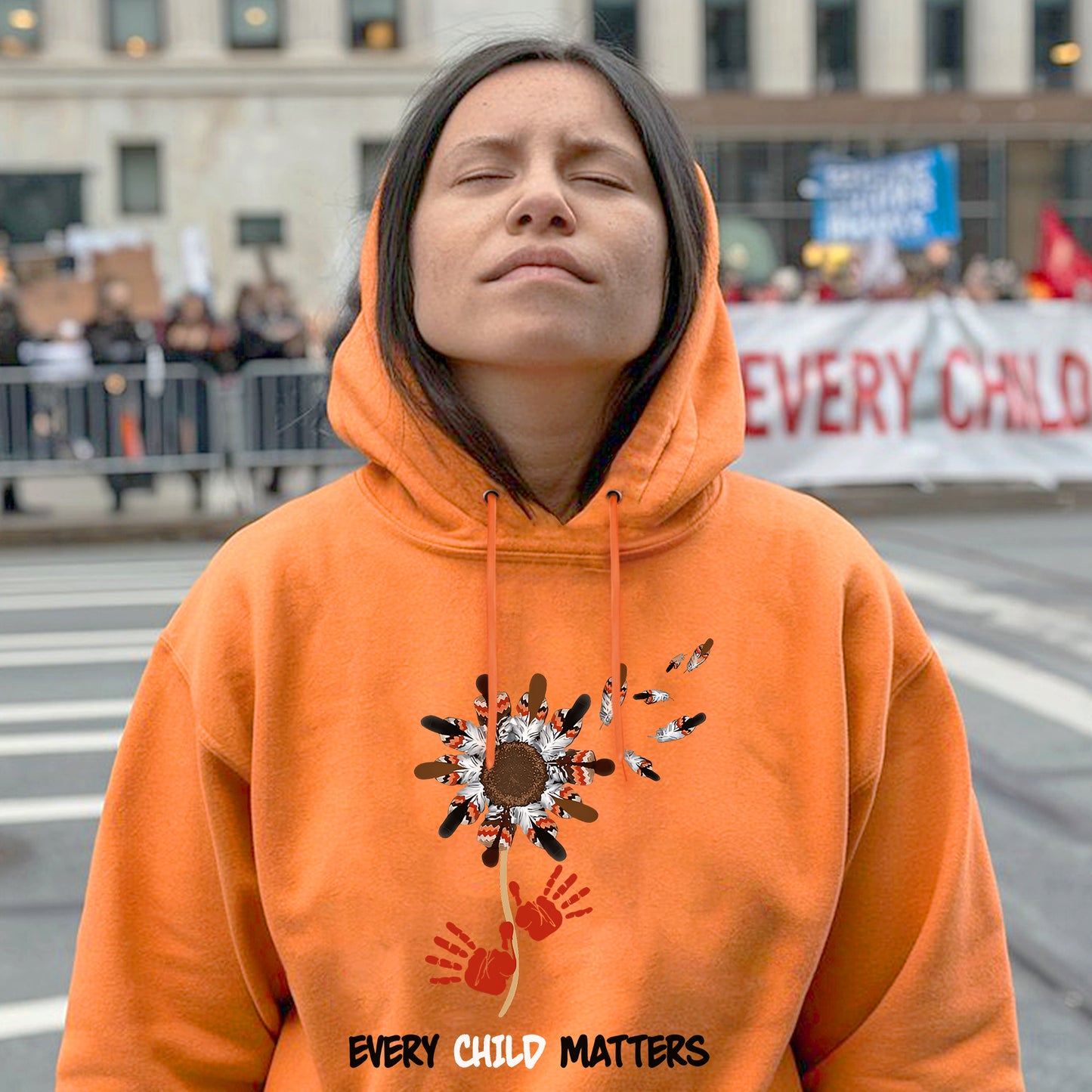 Every Child Matters Feathered Spirit Native American Unisex T-Shirt/Hoodie/Sweatshirt 176