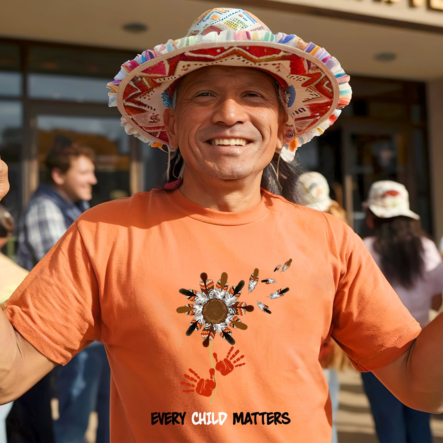 Every Child Matters Feathered Spirit Native American Unisex T-Shirt/Hoodie/Sweatshirt 176