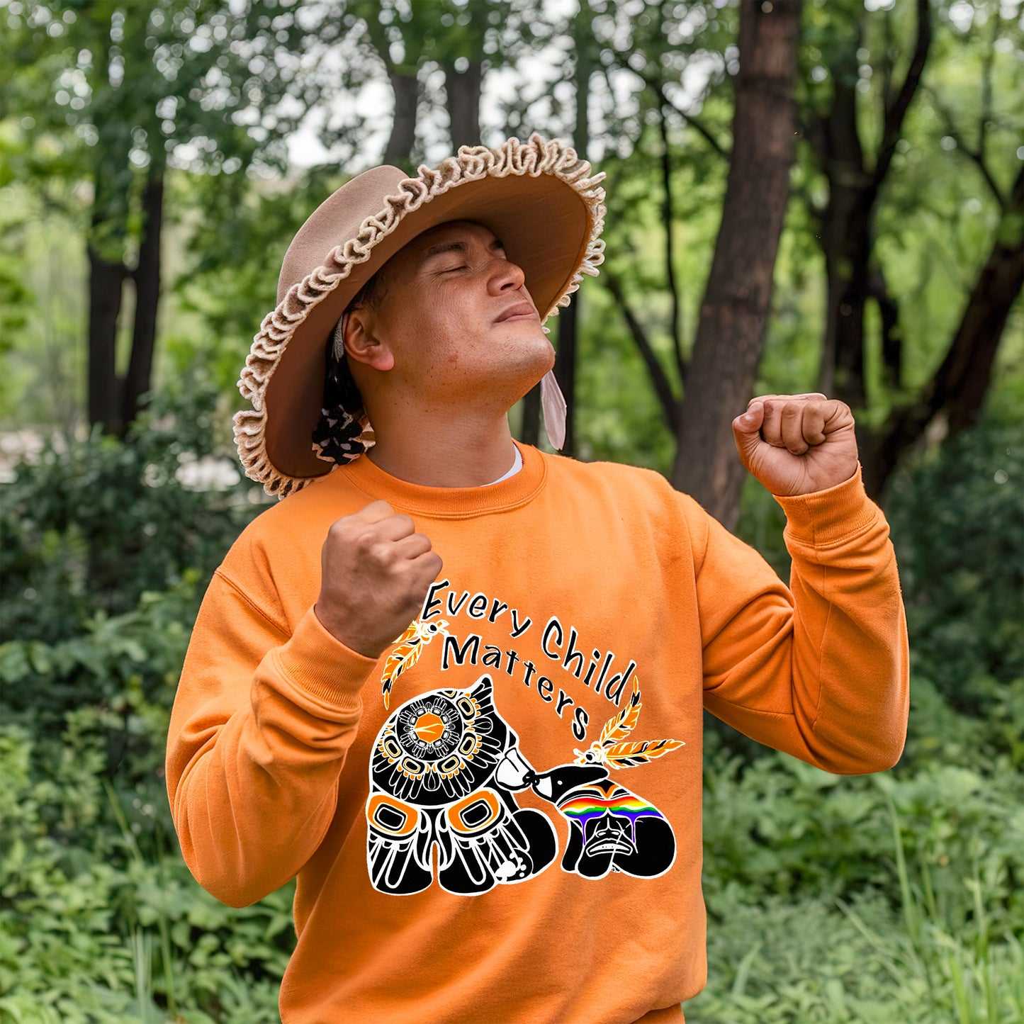 Every Child Matters Bear Eagle Spirit For Orange Shirt Day Unisex T-Shirt/Hoodie/Sweatshirt 171